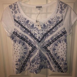 Express belly shirt/ small tee